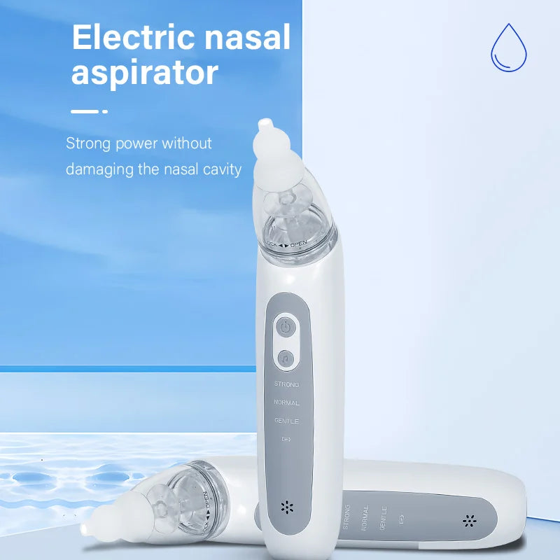 2025 Nuovo modello Aspiratore nasale elettrico per bambini Versione di ricarica Aspiratore nasale per neonato Aspirazione Prevenire la congestione nasale