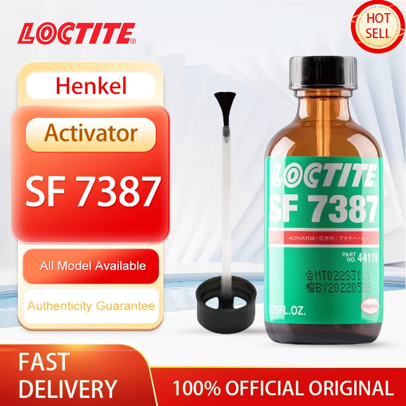 Attivatore adesivo Loctite SF 7387 originale al 100% per adesivo acrilico bottiglia da 1,75 once