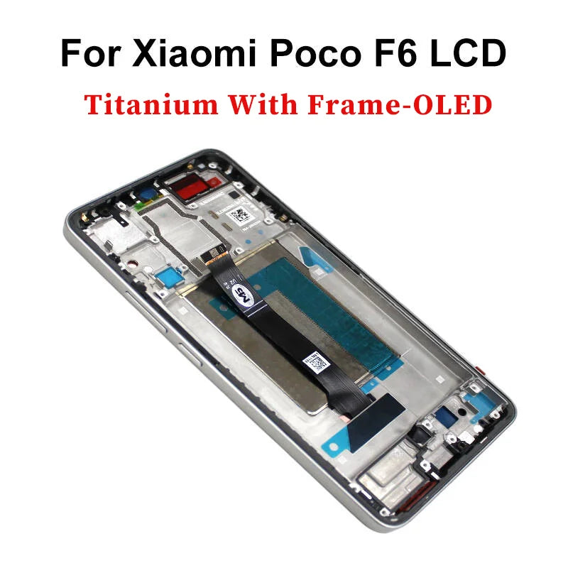 Display OLED da 6,67" per Xiaomi Poco F6 LCD 24069PC21G, schermo touch e digitalizzatore per Poco F6 Pro LCD 23113RKC6G, ricambi di ricambio