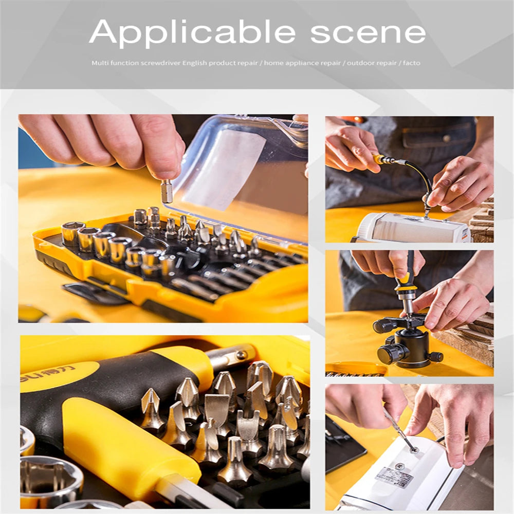 DELI Set di cacciaviti Kit di cacciaviti magnetici Punte di precisione elettriche Xiaomi Iphone Computer Cacciaviti Torx a tre ali Piccoli