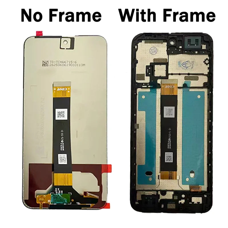 6.7 ''IPS LCD Per TCL 60R 5G LCD T519H Display Touch Screen Digitizer Assembly Per TCL 60 R 5G Parti di Ricambio Dello Schermo