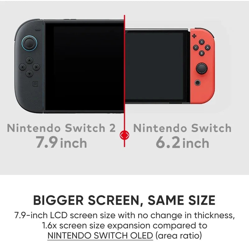 Nintendo Switch 2 Console Portatile per Videogiochi 7,9 Pollici 120 Hz con Joy-Con 2 HDR, Modalità TV Magnetica, Console Portatile