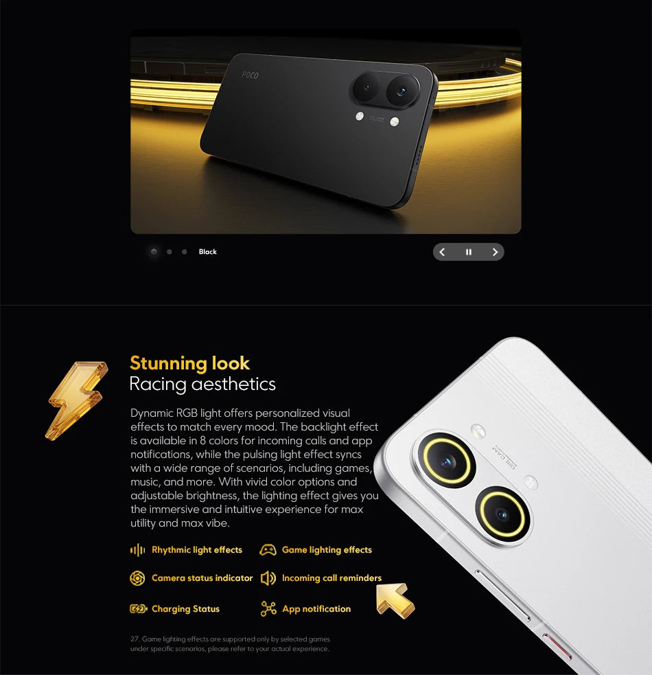 POCO X8 Pro Max 5G Versione Globale, Telefono NFC, Display AMOLED da 6,83" 1.5K 120Hz, Batteria a Lunga Durata da 8500mAh, MediaTek Dimensity 9500s