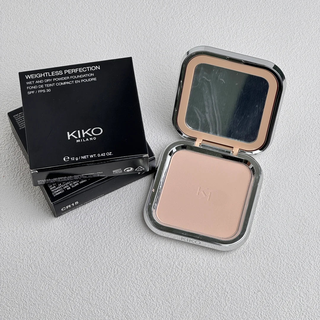 KIKO Milano 3D Hydra Lip Gloss & Wet Dry Powder Foundation, Effetto Volumizzante, Lucentezza a Specchio, Idratante, Non Appiccicoso, Effetto Vetro, Trucco Liscio