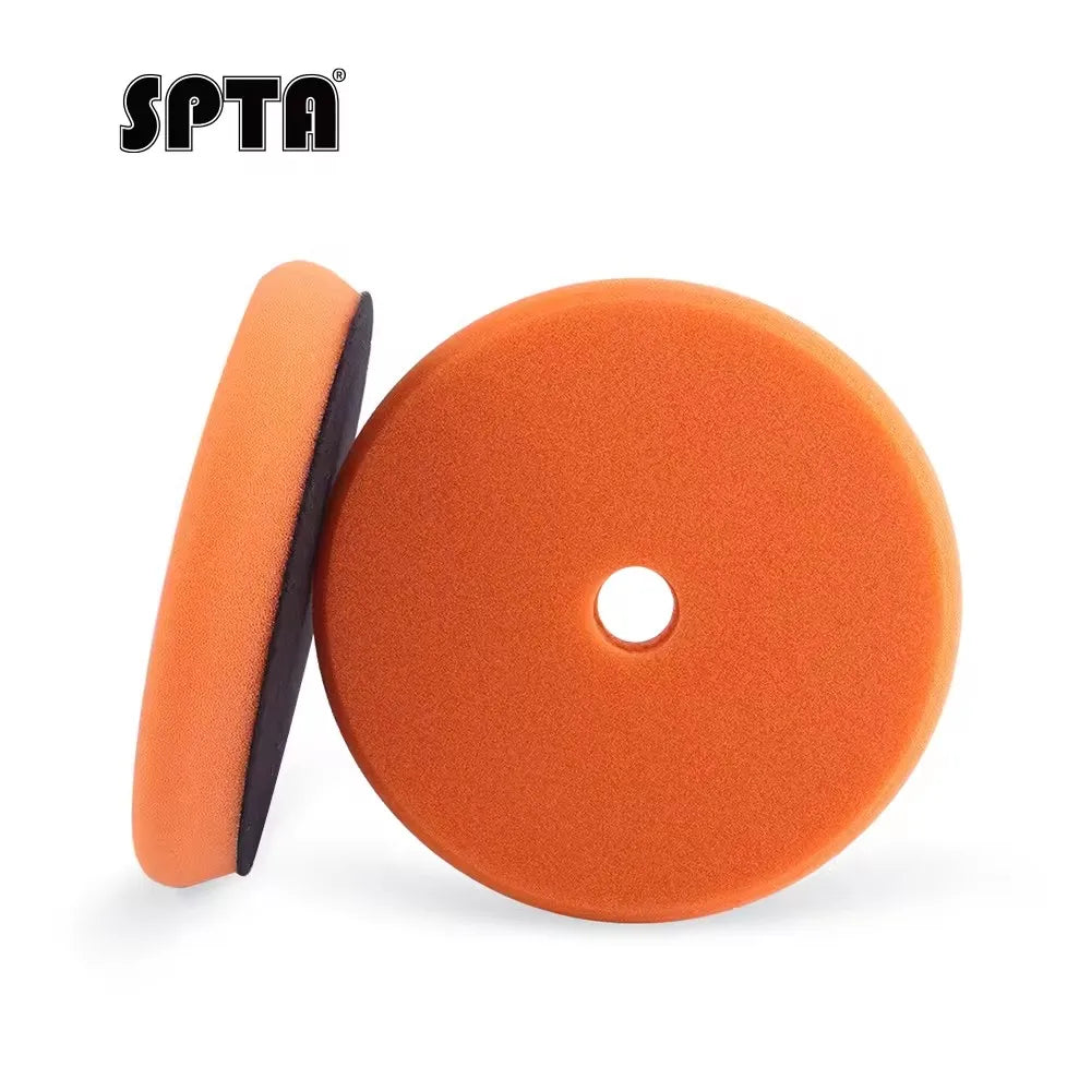 SPTA V2.0 3"(80mm)/5"(125mm)/6"(150mm) Kit tampone per lucidatura in schiuma piatta per lucidatrice per auto Composto Lucidatura Ceretta