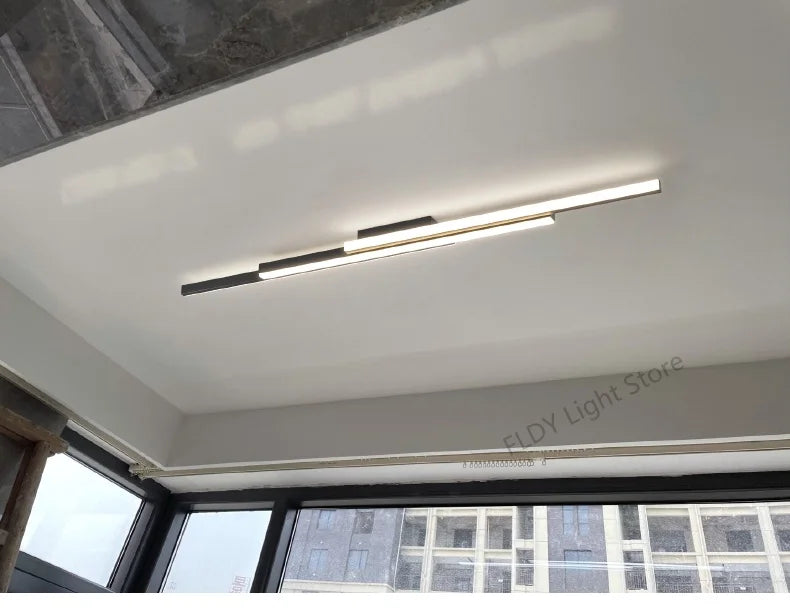 Lampada da soffitto moderna linea Luci a LED Soggiorno Sala da pranzo Camera da letto principale Apparecchio Lampadario a soffitto Sconce da parete Apparecchio di illuminazione