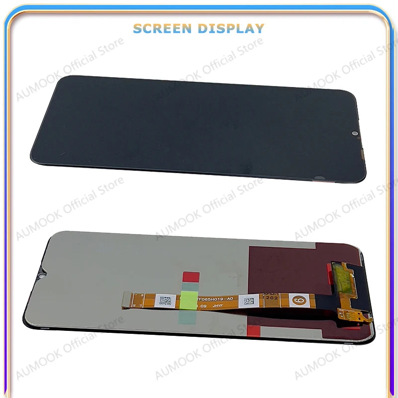 6.5 "LCD Per OPPO Realme C3 Display LCD Touch Screen Digitizer Assembly RMX2027 RMX2020 RMX2021 Parti di Ricambio Dello Schermo LCD