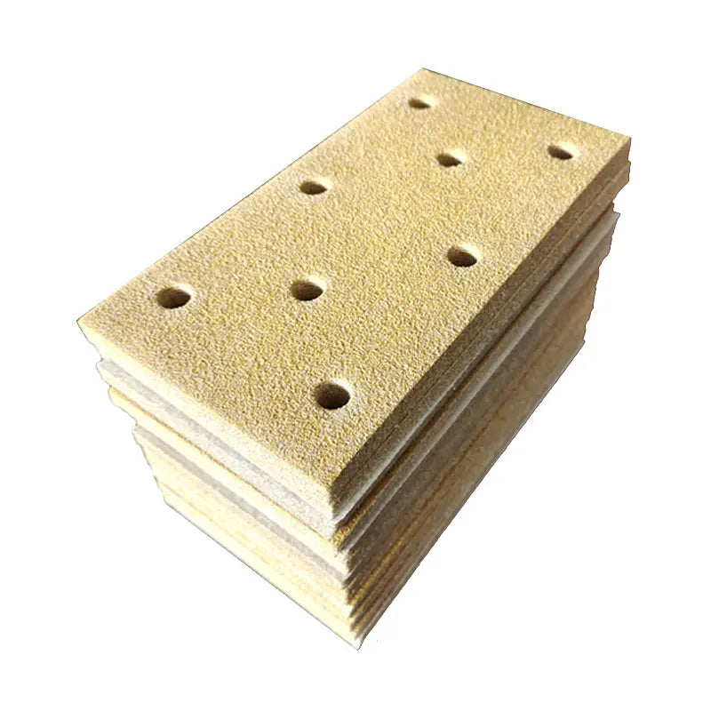 Carta vetrata per levigatura a secco pneumatica rettangolare a 8 fori 95/180mm Floccaggio di mastice per cenere atomiche per la molatura