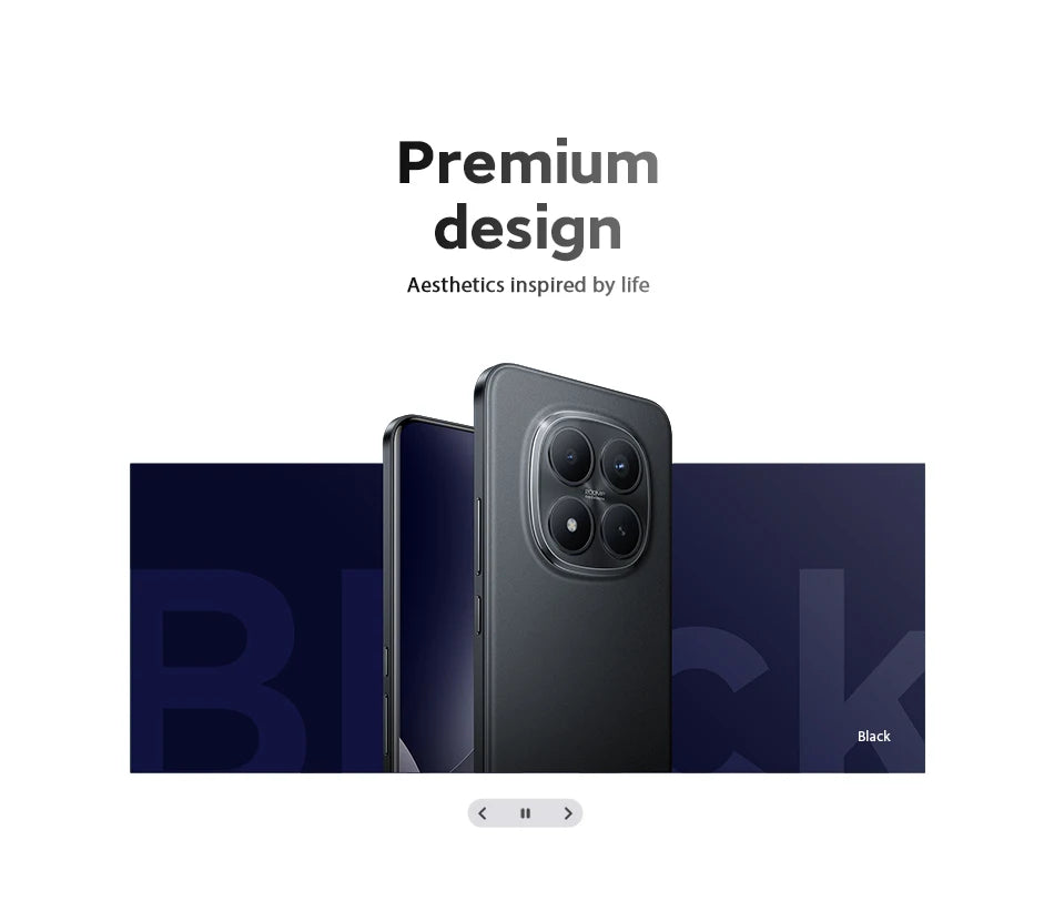 Xiaomi Redmi Note 15 Pro+ 5G Versione Globale, Snapdragon 7s Gen 4, NFC, Batteria da 6500mAh, Display AMOLED CrystalRes da 6.83", Smartphone