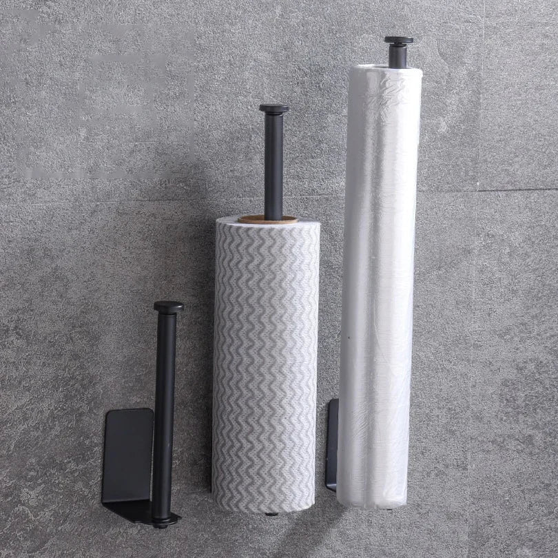 Porta Asciugamani da Cucina in Acciaio Inox, Organizzatore Sottolavello, Portarotoli Allungabile, Accessori per Lavello SNJ007