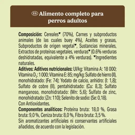 Purina Friskies Cibo per Adulti Carne e Verdure (Cani, Cibo, Alimentazione) - 3 Kg