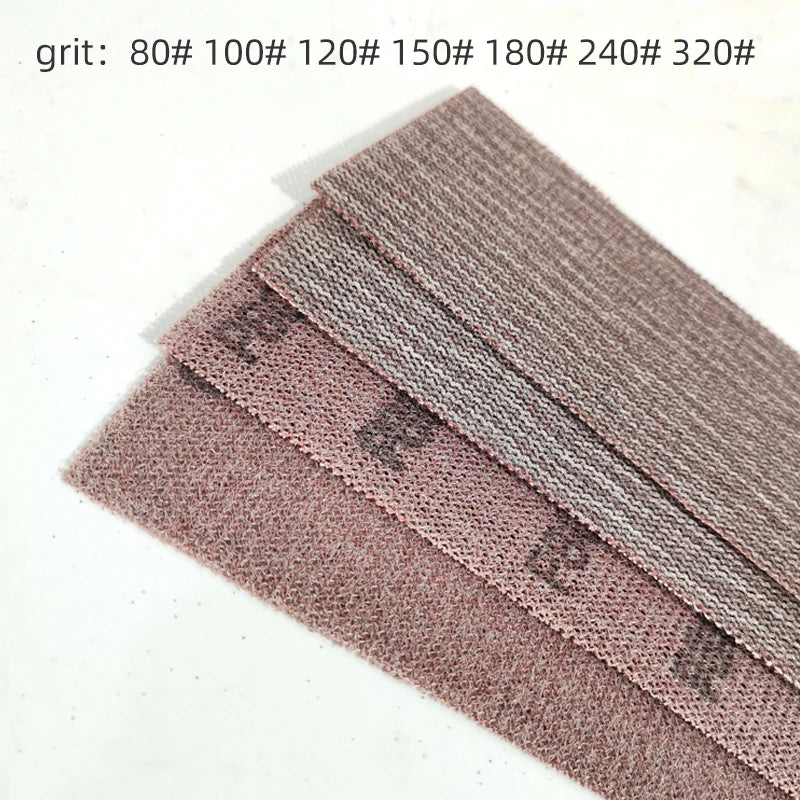 70x420mm Rettifica A Secco Maglia Carta Vetrata Rettangolare Floccaggio per Mirka Piallatura A Mano Auto Stucco Ampia Area Levigatrice