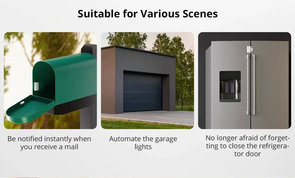 SONOFF SNZB-04P Sonoff Zigbee Sensore porta SNZB 04P Collegamento scena intelligente locale Avviso antimanomissione Sicurezza domestica Funziona con Alexa Google