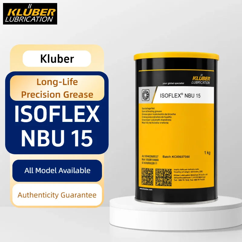 Grasso Originale Kluber ISOFLEX NBU 15 per Cuscinetti ad Alta Velocità, Lubrificante per Viti a Sfera di Macchine CNC