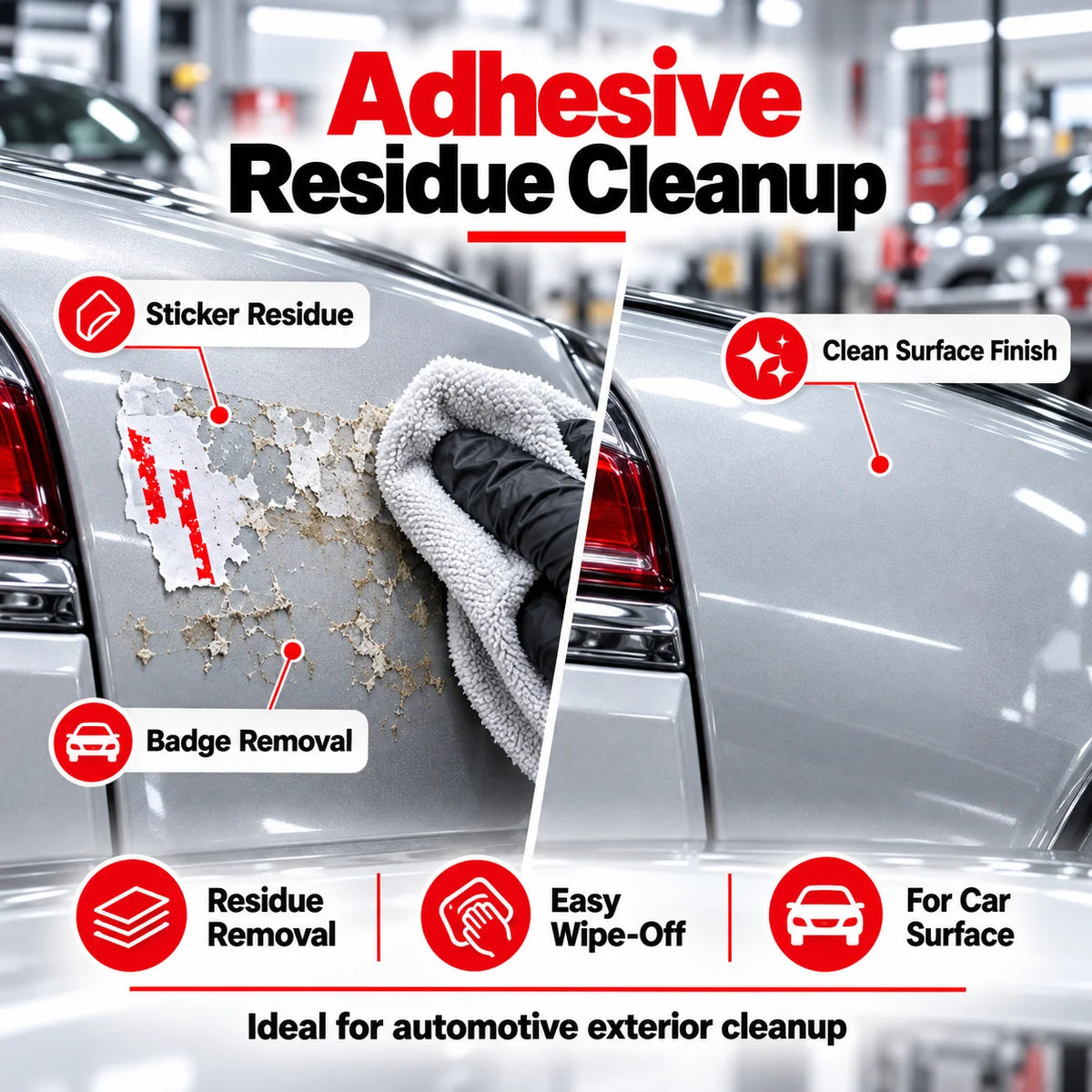 3M 08984 Detergente Rimuovi Adesivi 10mL Ricompresso, Rimuovi Residui di Colla, Adesivi, Catrame, Cera e Grasso per Officina di Detailing Auto