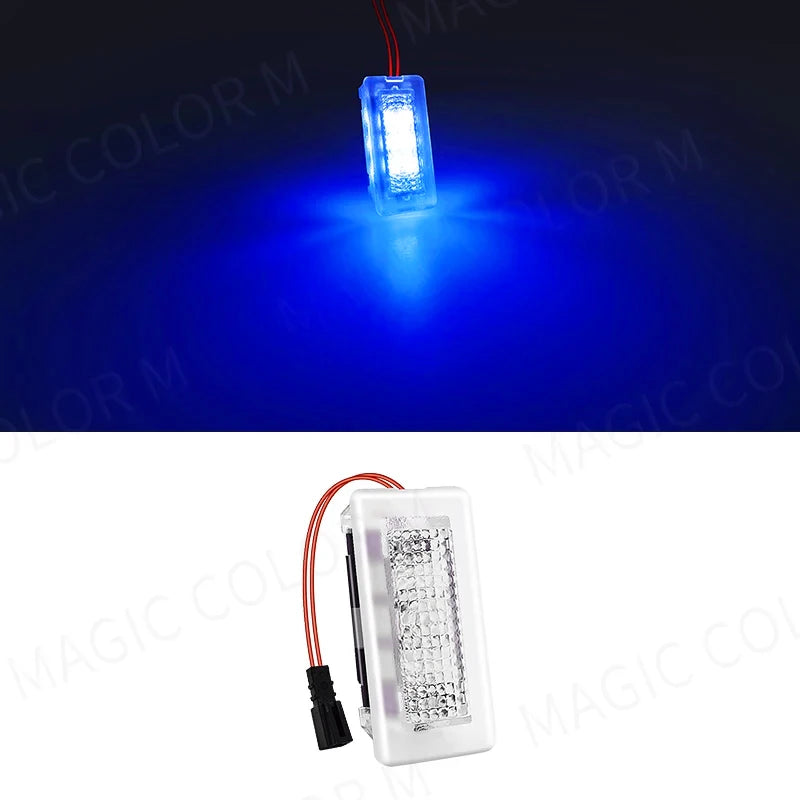Luci per pozzetti a LED per auto per Tesla Model 3 YSX Illuminazione a LED per interni ultraluminosi Lampada decorativa per pozzanghera per porta da pavimento