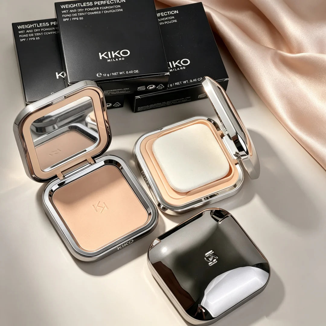 KIKO Milano Ombretto in Polvere Compatta e Perlato, Effetto Sfumato Leggero, Colore Intenso, Lunga Tenuta, Non si Piegheva, Facile da Sfumare