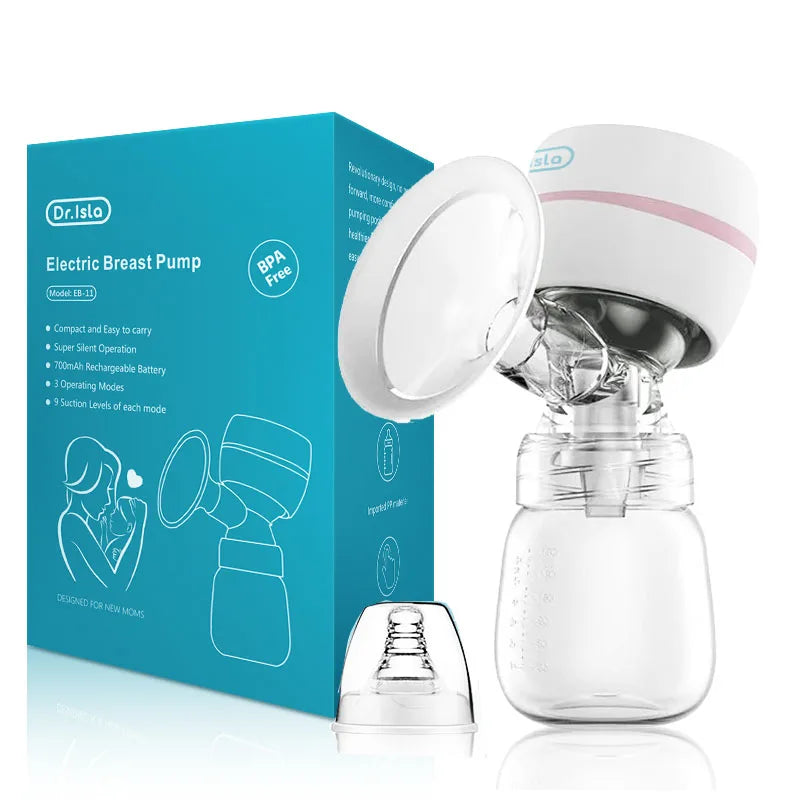 MAMIJOY Tiralatte elettrico portatile USB ricaricabile Silenzioso Estrattore di latte portatile Mungitore automatico Comfort Allattamento al seno