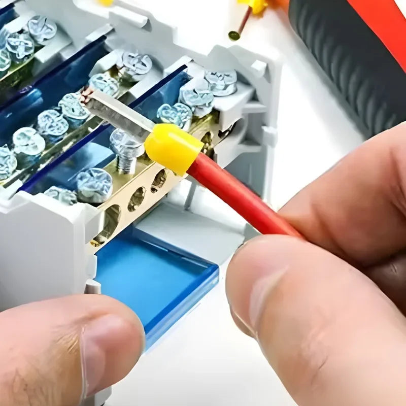 Connettori per cavi elettrici all'ingrosso, scatola di terminali a crimpare a freddo, set di giunzioni per cavi, terminali tubolari a crimpare per cablaggio fai-da-te