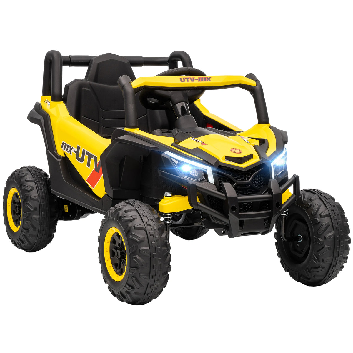 Auto Elettrica 12V per Bambini, Buggy Elettrico con Telecomando 2,4G, Sistema di Avvio Graduale