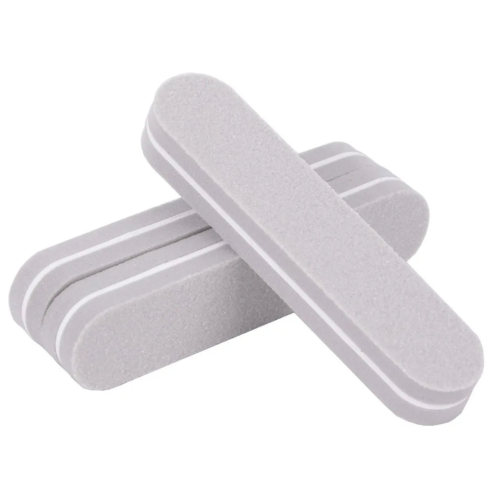 Set professionale di 40/80 pezzi per la levigatura e la lucidatura delle unghie, composto da lime, blocchi per la lucidatura e spugne, ideale per manicure, pedicure, levigatura e lucidatura, kit di strumenti per nail art.