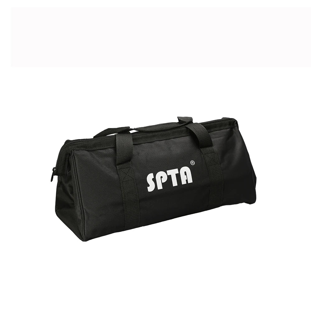 Borsa portautensili nera SPTA grande standard e grembiule da lavoro per lucidatrice per auto e strumenti di lucidatura
