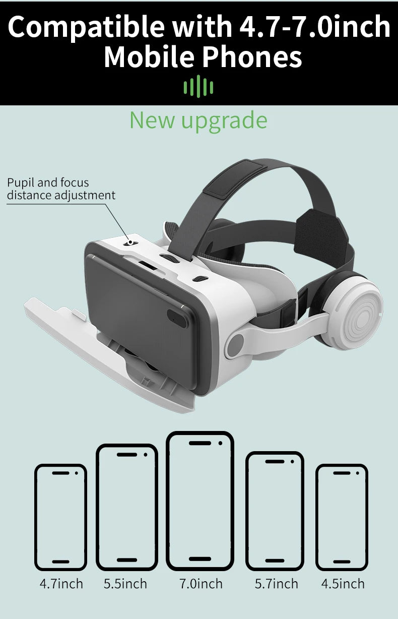 Occhiali per realtà virtuale VR Dispositivi per cuffie 3D Viar Occhiali per casco Lenti Smart per smartphone Telefono Cuffia mobile Realidade