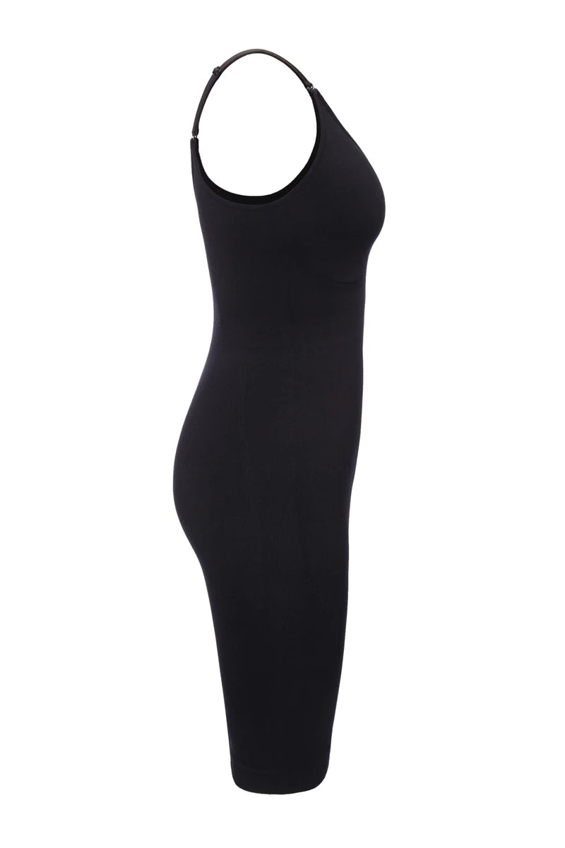 Sexy Full Slip Shapewear Abito da donna Scollo a V Aderente Biancheria intima Compressione liscia Shaper del corpo Dimagrante Vita Addome Pancia Corsetto