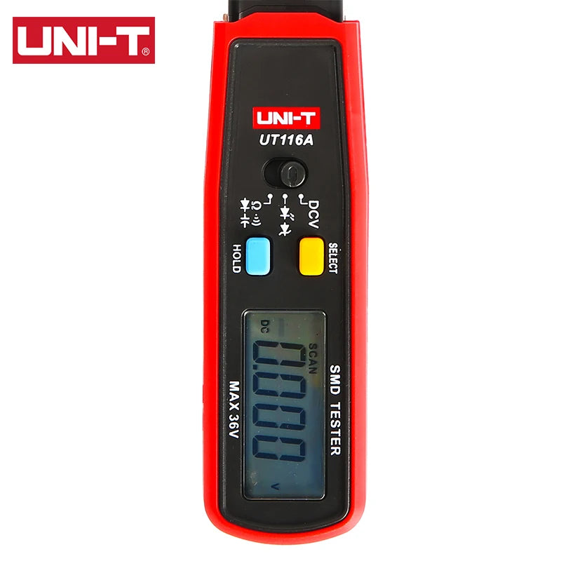 UNI-T UT116A UT116C SMD Tester 36V misuratore di tensione resistenza capacità Zener diodo continuità Tester batteria