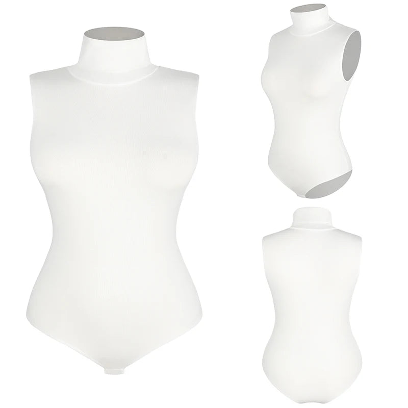 Nuovo Body Modellante a Vita Bassa da Donna in Rete, con Effetto Solleva Glutei, Liscio, Senza Schienale, Modellante Corpo, Contorno Snellente e Corsetto Pancia Piatta