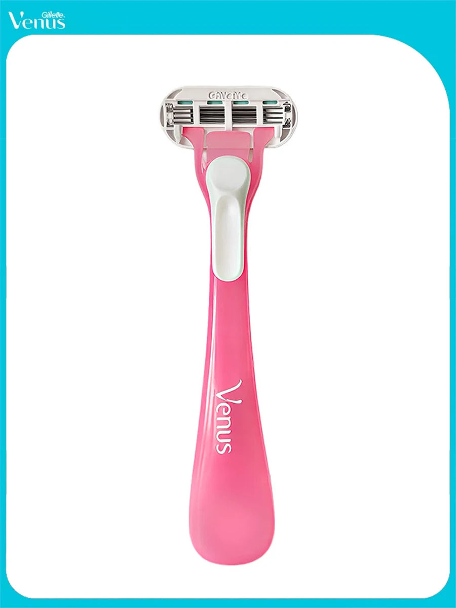 Rasoio Gillette Venus Tropical Mini Rosa con Striscia Lubrificante CloudSense e 3 Lame Flottanti per una Rasatura Liscia (1 Pezzo)