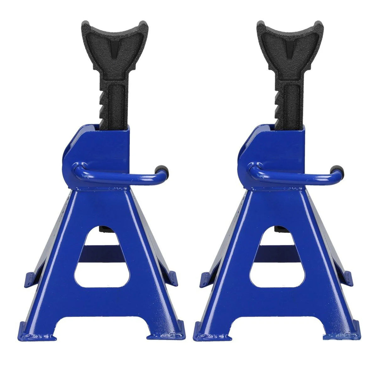 Supporti per Assali Auto e Furgoni da 3 Tonnellate, Robusti in Acciaio, Altezza Regolabile 29-43cm, Confezione da 2
