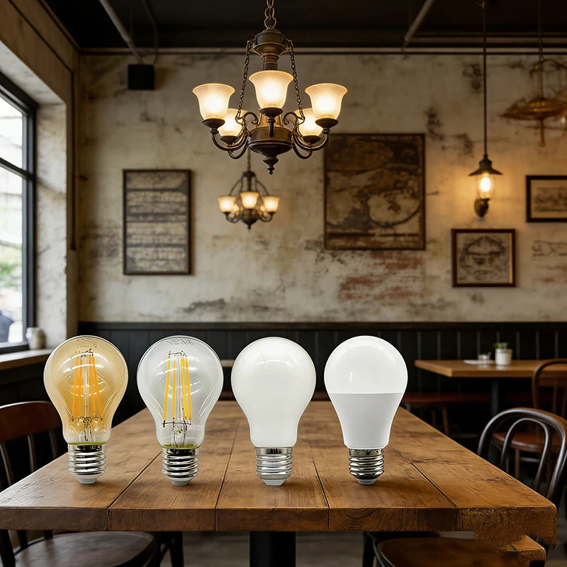 10 Lampadine LED E27 2200K 3000K 4000K 6000K AC100-240V Rosso Verde Illuminazione Colorata di Alta Qualità in Vetro PC per Arredamento Casa
