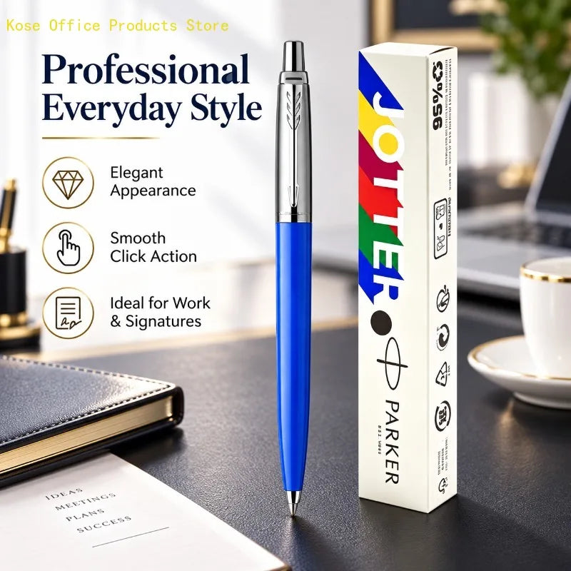 Set regalo di penne a sfera blu di alta qualità, con elegante confezione, per una scrittura fluida e precisa, ideale per l’ufficio, per uso professionale, per la scuola, come regalo di laurea o per compleanni.