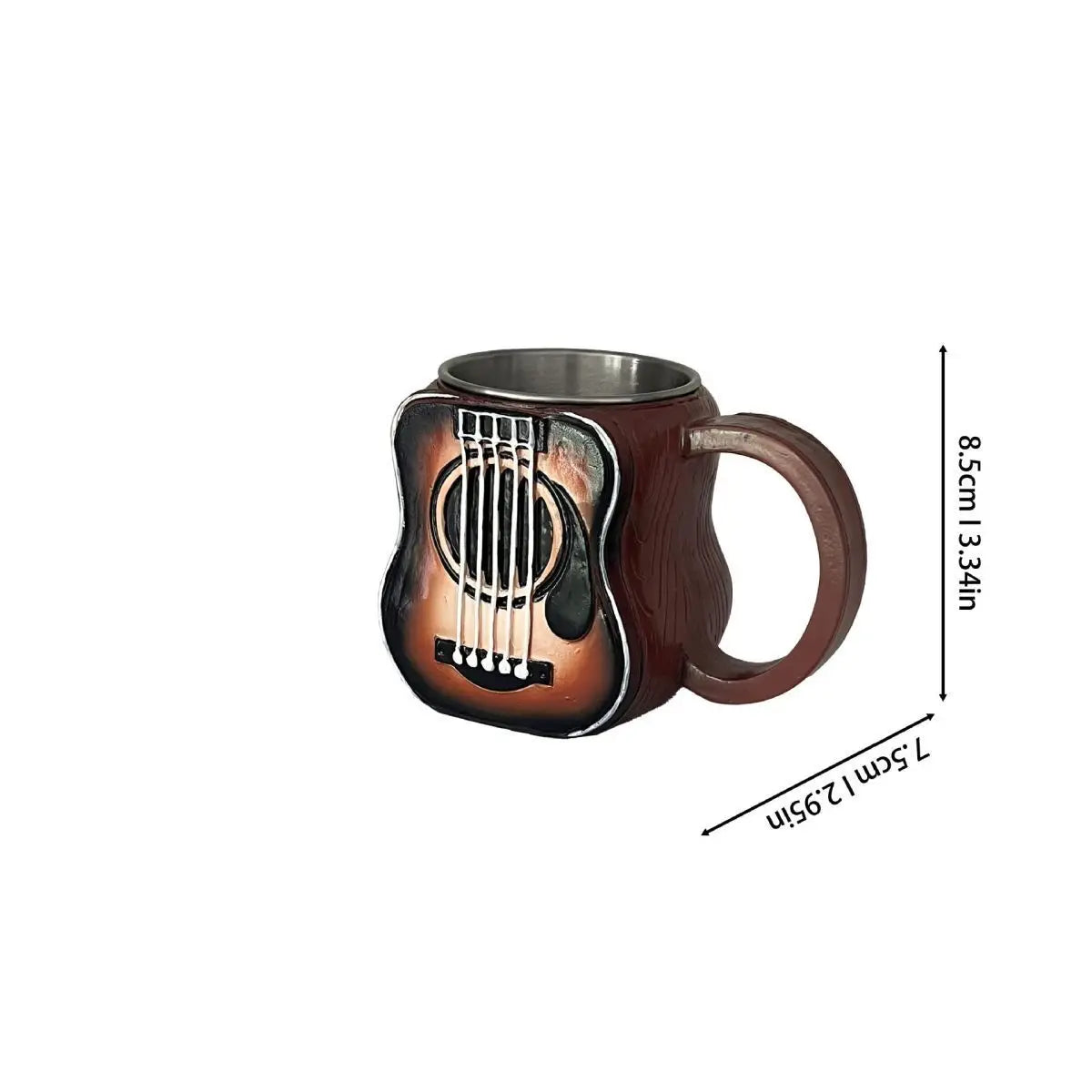 Nuovo unico strumento musicale tazza da caffè creativo 3D sassofono violino tazza nuove tazze tazza di latte regalo di fascia alta ornamenti per il desktop