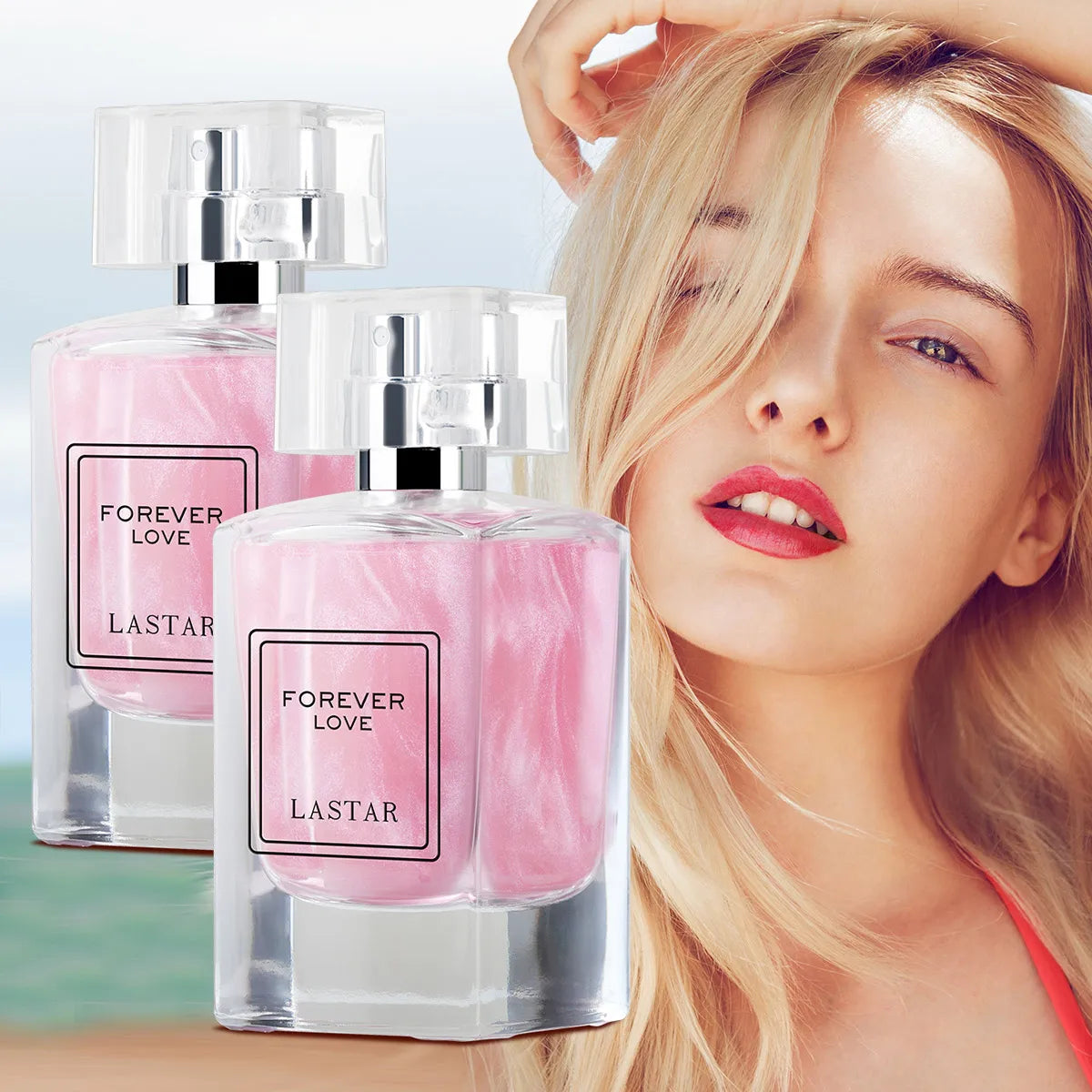 LASTAR Profumo da donna, regali di Natale. Totale 100 ml/3,38 fl oz, profumo di rosa, fragranza a lunga durata, atmosfera di datario
