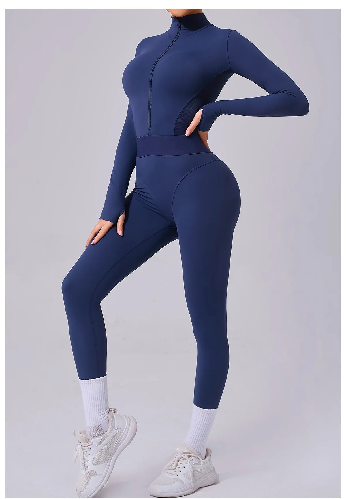 Tuta da donna Set da yoga Tuta intera Pagliaccetti femminili Abbigliamento da yoga ad asciugatura rapida Tute da allenamento Tuta sportiva a maniche lunghe