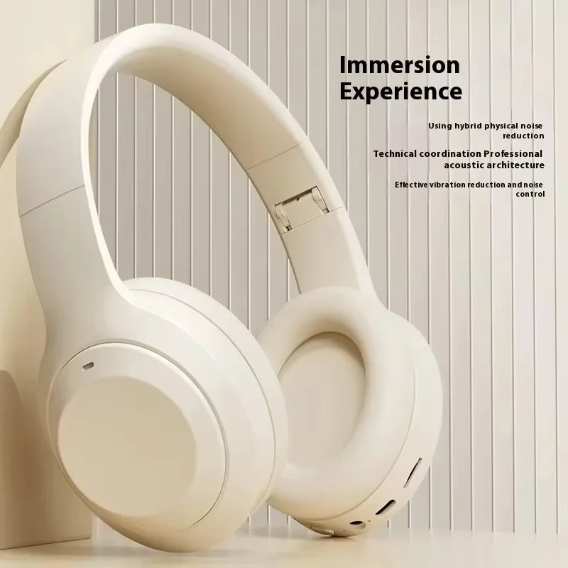 Auricolari Bluetooth wireless Lenovo Cuffie wireless pieghevoli per computer Cuffie da gioco con audio stereo Android e iOS