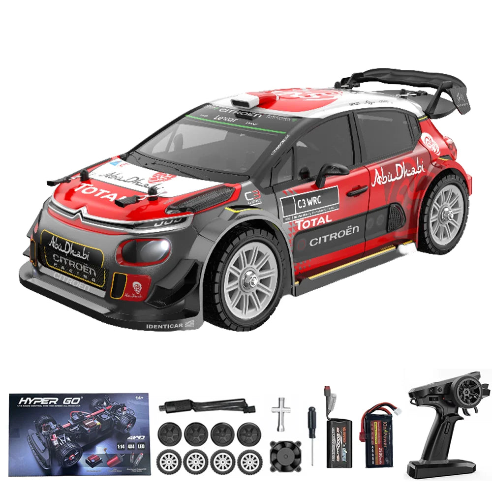 MJX Hyper Go 14303 1/14 4WD RC Auto 65 km/h Brushless 2.4G Auto telecomandata Off-road Ad alta velocità RC Auto Camion giocattolo