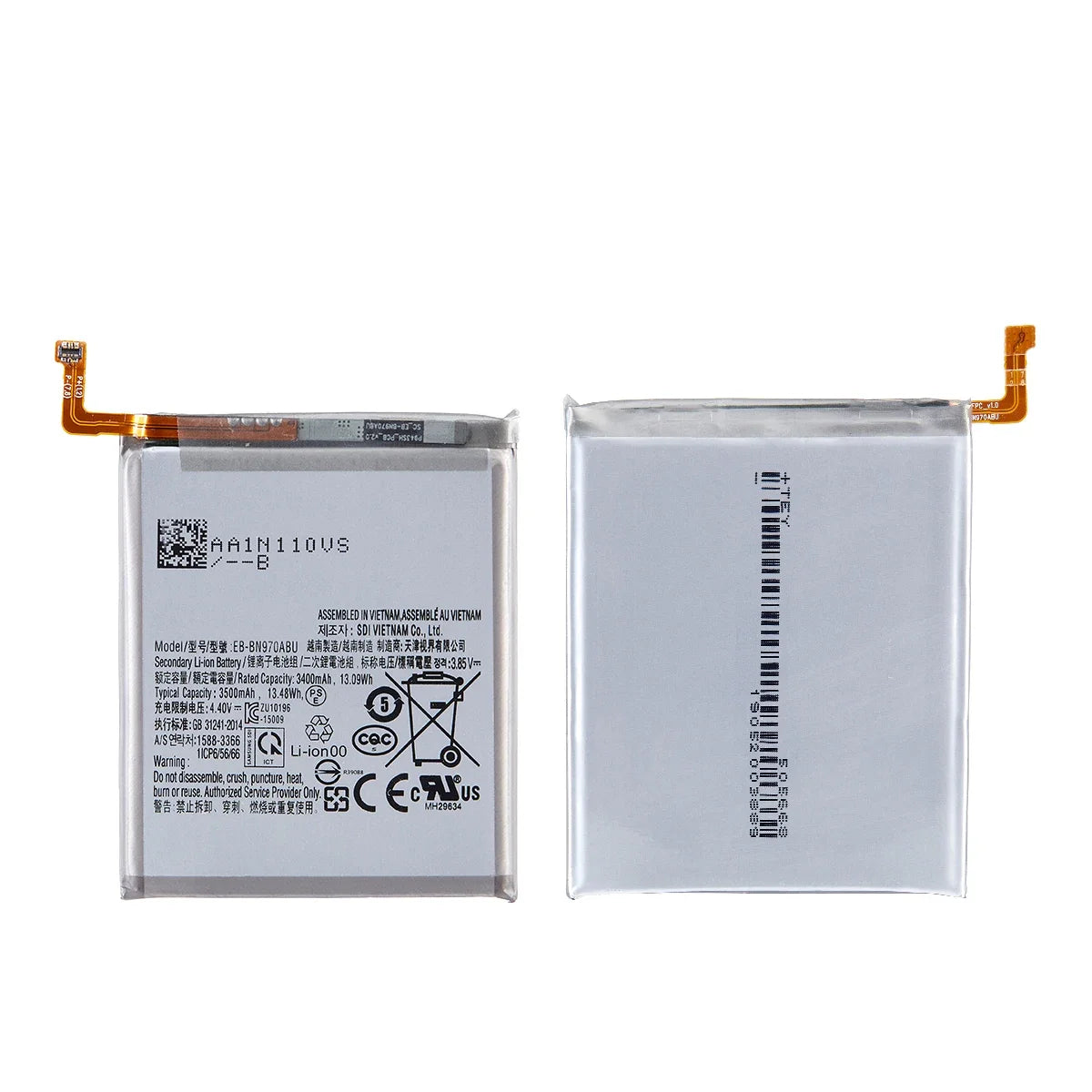 Batteria EB-BN970ABU BN920ABE BN965ABU BN920 BN950 per Samsung Galaxy Note X 5G/Note 10 Lite/Note 9 8 7 Note FE/Note 5