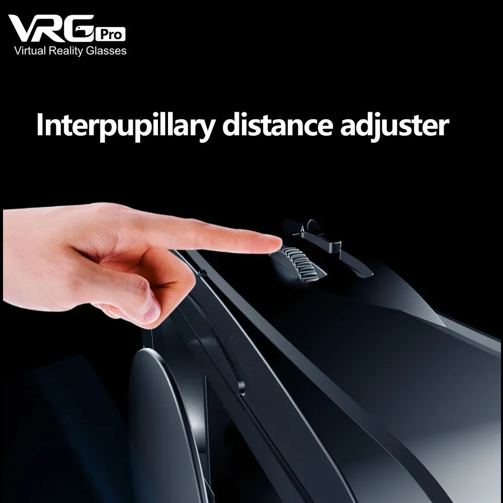 VRG Pro Realtà Virtuale Occhiali VR Dispositivi per cuffie Viar 3D Occhiali per casco Lenti Smart per Smartphone Cellulare Set di giochi per dispositivi mobili