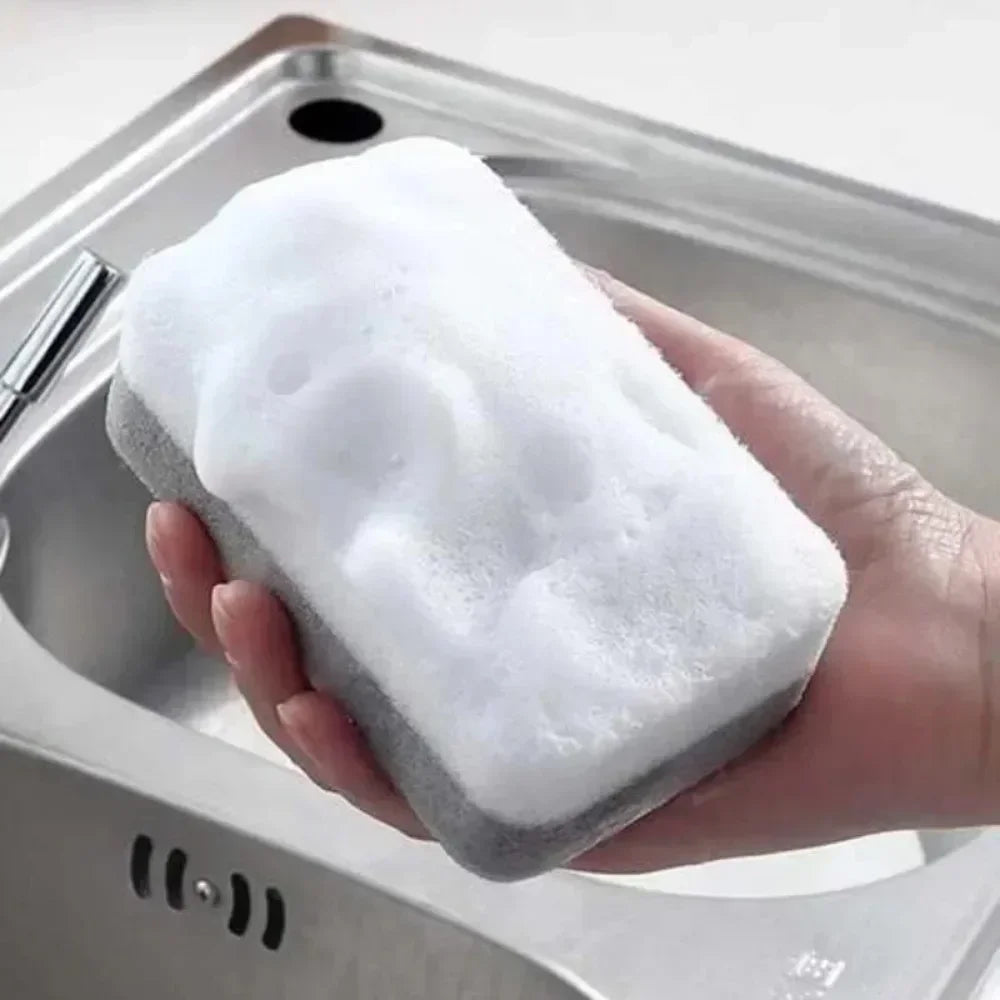 Spugne per pulizia magiche a tre strati Spugne riutilizzabili per pentole per lavare i piatti Spugne per cucina domestica Salviette per spazzole Strumenti puliti