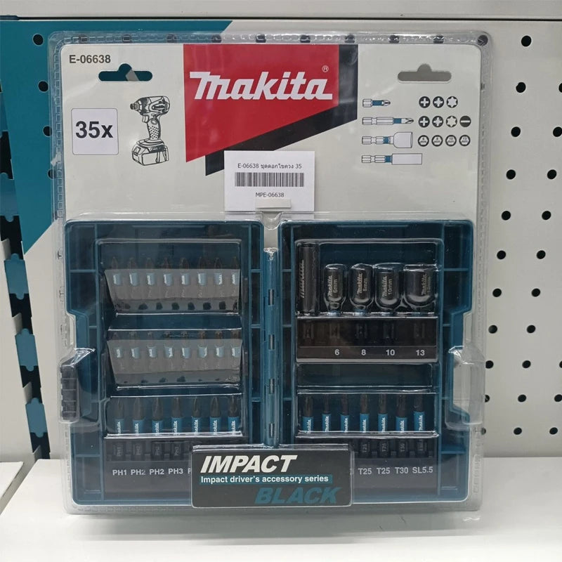 Makita B-55697 D-67527 D-72833 D-72861 Set di punte per cacciavite elettrico Attacchi per utensili elettrici con punte a esagono incassato