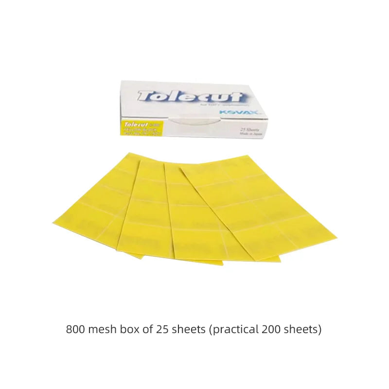 Giappone Kovax 2000 Grana Vernice per auto Punto di polvere Rettifica Lucidatura Carta vetrata Rimozione delle imperfezioni fini Carta vetrata di bellezza per finitura auto