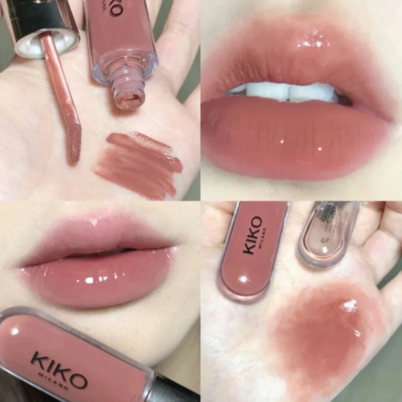 Kiko Milano Edizione Limitata Rossetto a Doppia Punta, Rossetto con Specchio Trasparente, Non Sbiadisce, Non Si Attacca alla Tazza, Lucidalabbra, Trucco