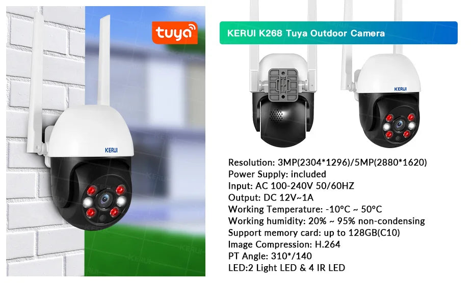 Consegna veloce KERUI Tuya WiFi + 4G Set di sistemi di allarme domestico con touch screen da 7 pollici dal magazzino ES Protezione di sicurezza dell'allarme G70