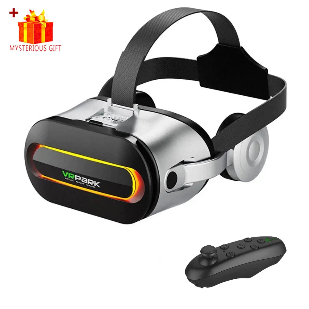 Occhiali VR Realtà virtuale Casco per telefono 3D Cuffie Lenti Occhiali Dispositivo Viar Smartphone intelligente Gioco cellulare Set di visualizzatori video mobili