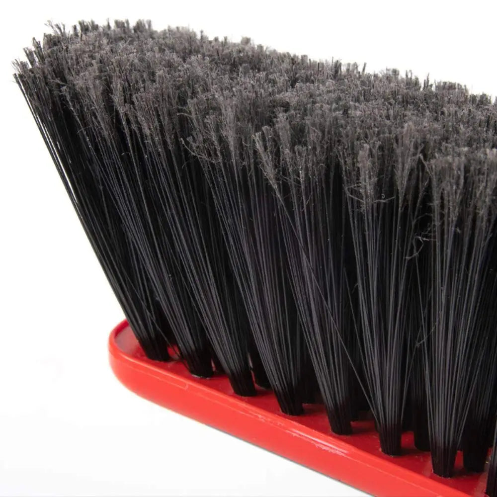 Set 2 Scope per Interni Testa Rossa per Tutti i Pavimenti di Casa, con Setole Piumate, Leggera e Sottile, Efficace per Fessure