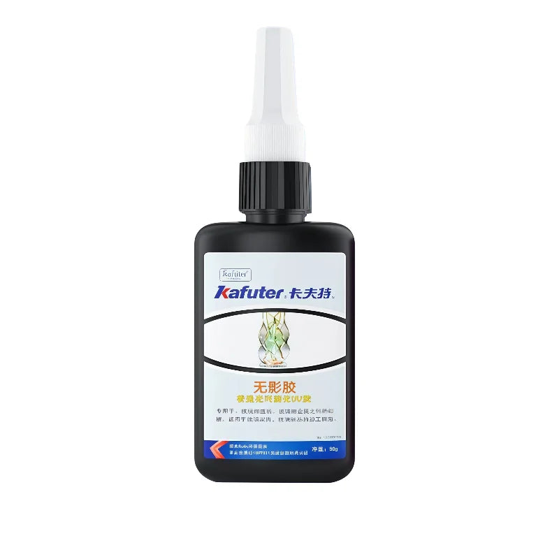 Kafuter K300 K302 K303 K306 Colla Acrilica UV per Vetro, Metallo, Plastica ABS - Adesivo Trasparente ad Alta Tenuta