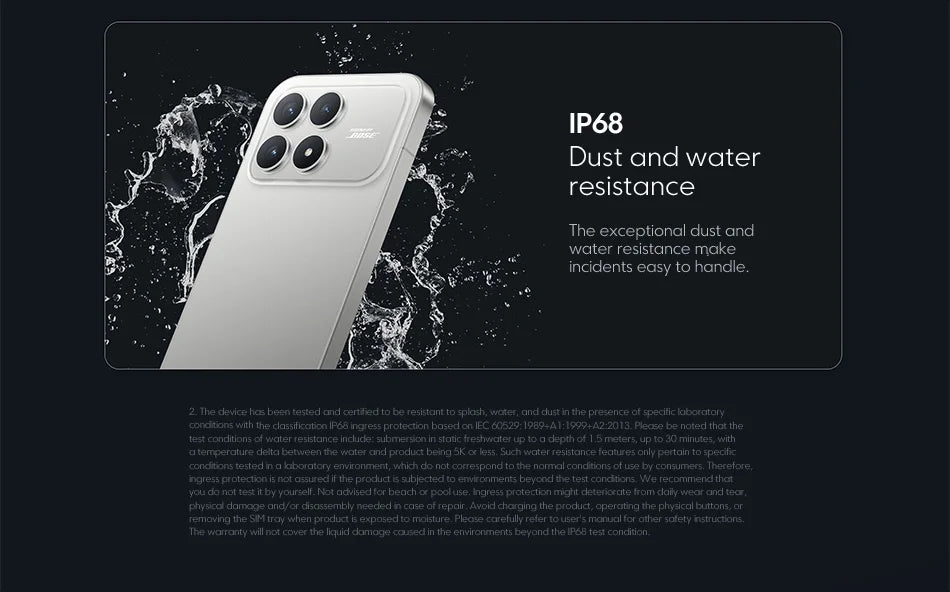 POCO F8 Pro 5G Versione Globale Smartphone Snapdragon ® 8 Elite Display AMOLED HyperRGB da 6,59 pollici 120Hz 6210mAh NFC